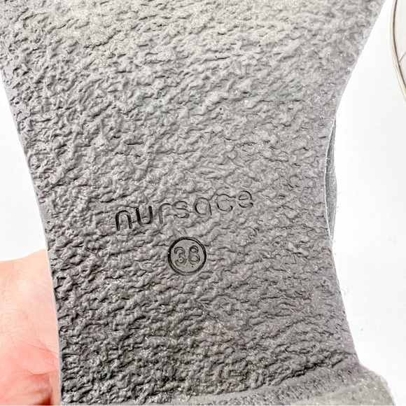 Black Nursace Suede Booties - Picture 4 of 9